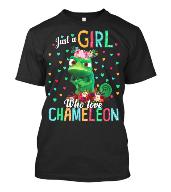 Just A Girl Who Loves Chameleon T-Shirt