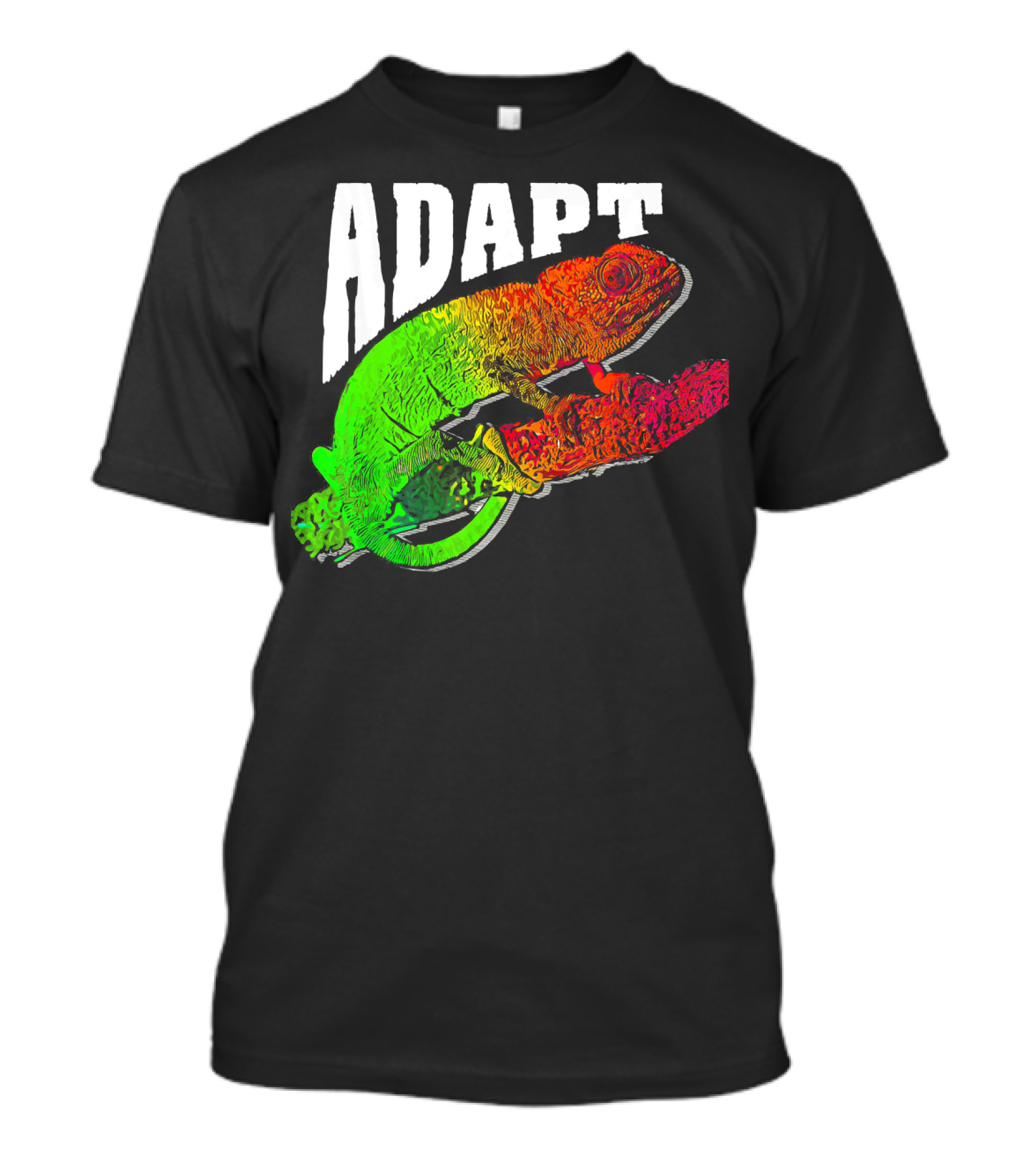 Adapt Chameleon Funny Mom Reptile Lizard T-Shirt