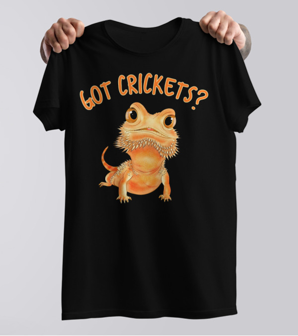 Bearded Dragon Got Crickets? Herp T-Shirt