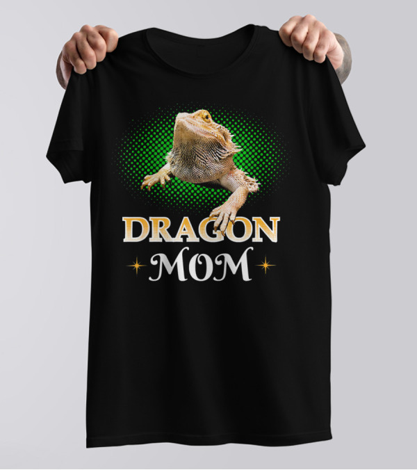 Bearded Dragon Mom Birthday Funny Reptile Lover T-Shirt