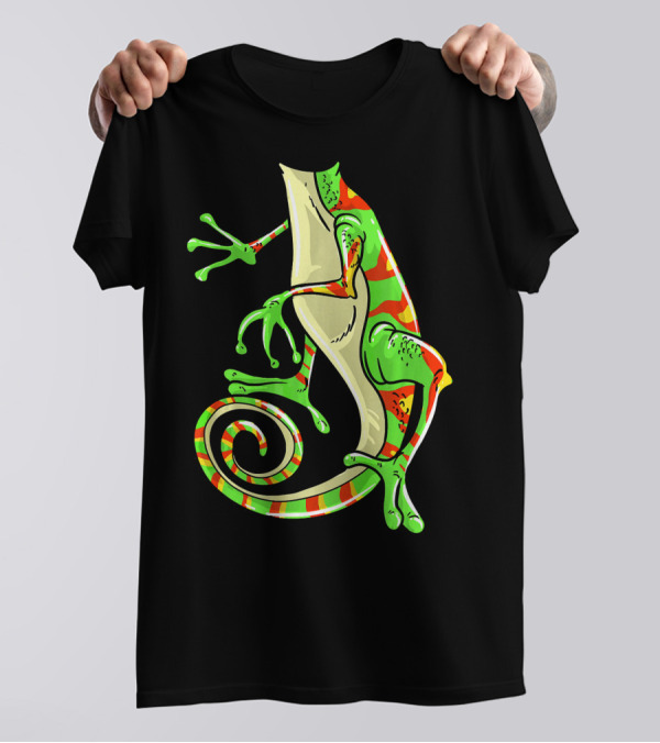 Cool Headless Chameleon Halloween Costume Spooky Reptile T-Shirt