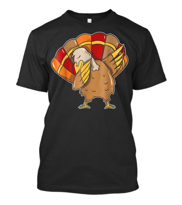 Dabbing Turkey Thanksgiving Turk Dance T-Shirt