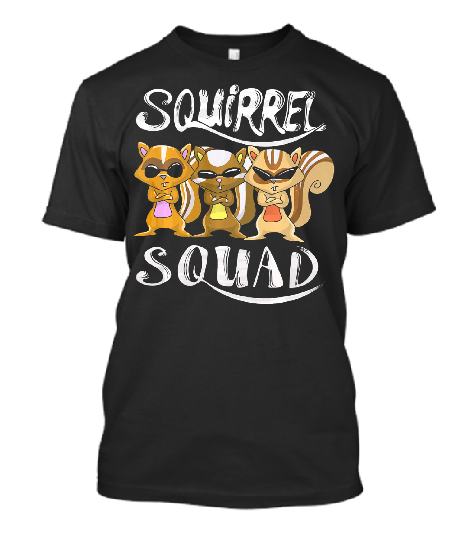 Squirrel Squad Funny Cool Pet Chipmunk T-Shirt