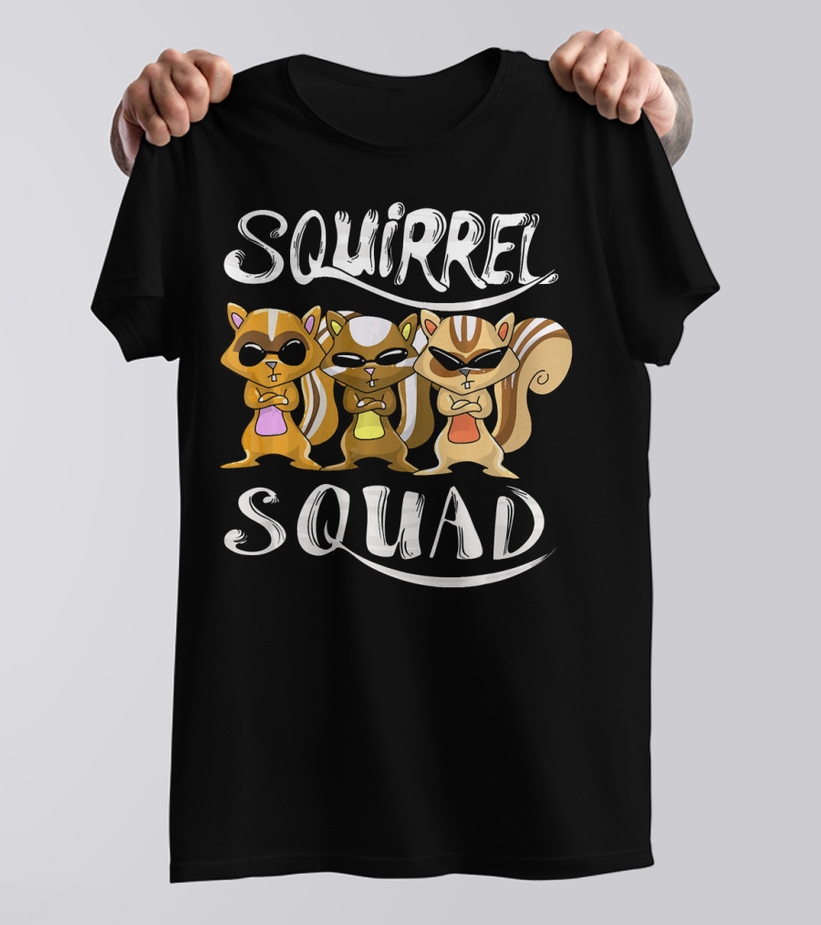 Squirrel Squad Funny Cool Pet Chipmunk T-Shirt