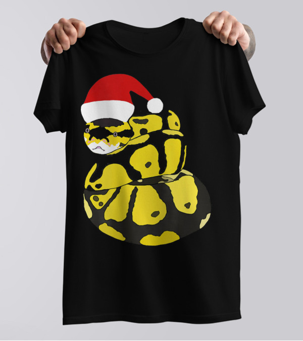 Baby Ball Python With Santa Hat T-Shirt