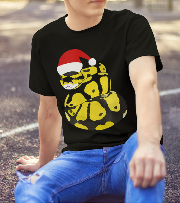 Baby Ball Python With Santa Hat T-Shirt