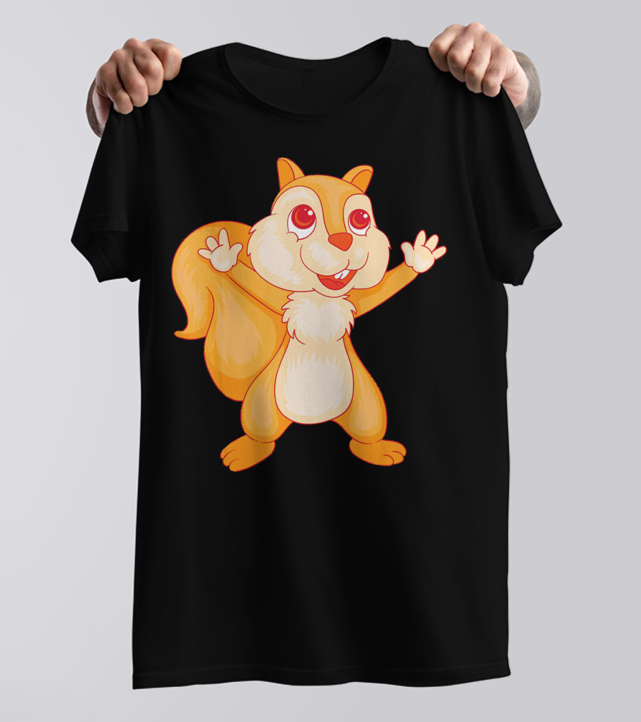 Cool Squirrel Great Sciurida Cartoon Character T-Shirt
