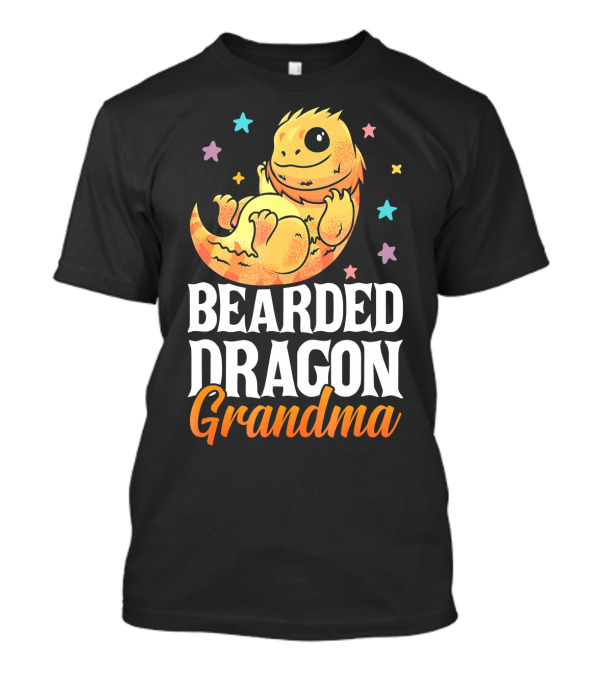 Bearded Dragon Grandma Lizard Lovers Cute Kawaii T-Shirt