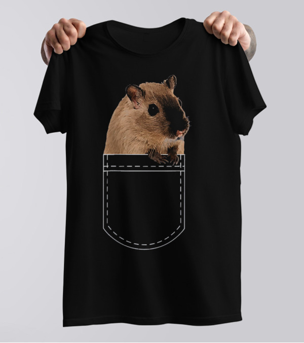 Gerbil In My Pocket Awesome Gerbil Lovers T-Shirt