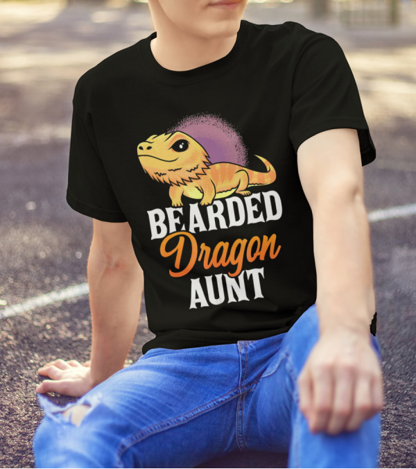 Bearded Dragon Aunt Lizard Lovers T-Shirt