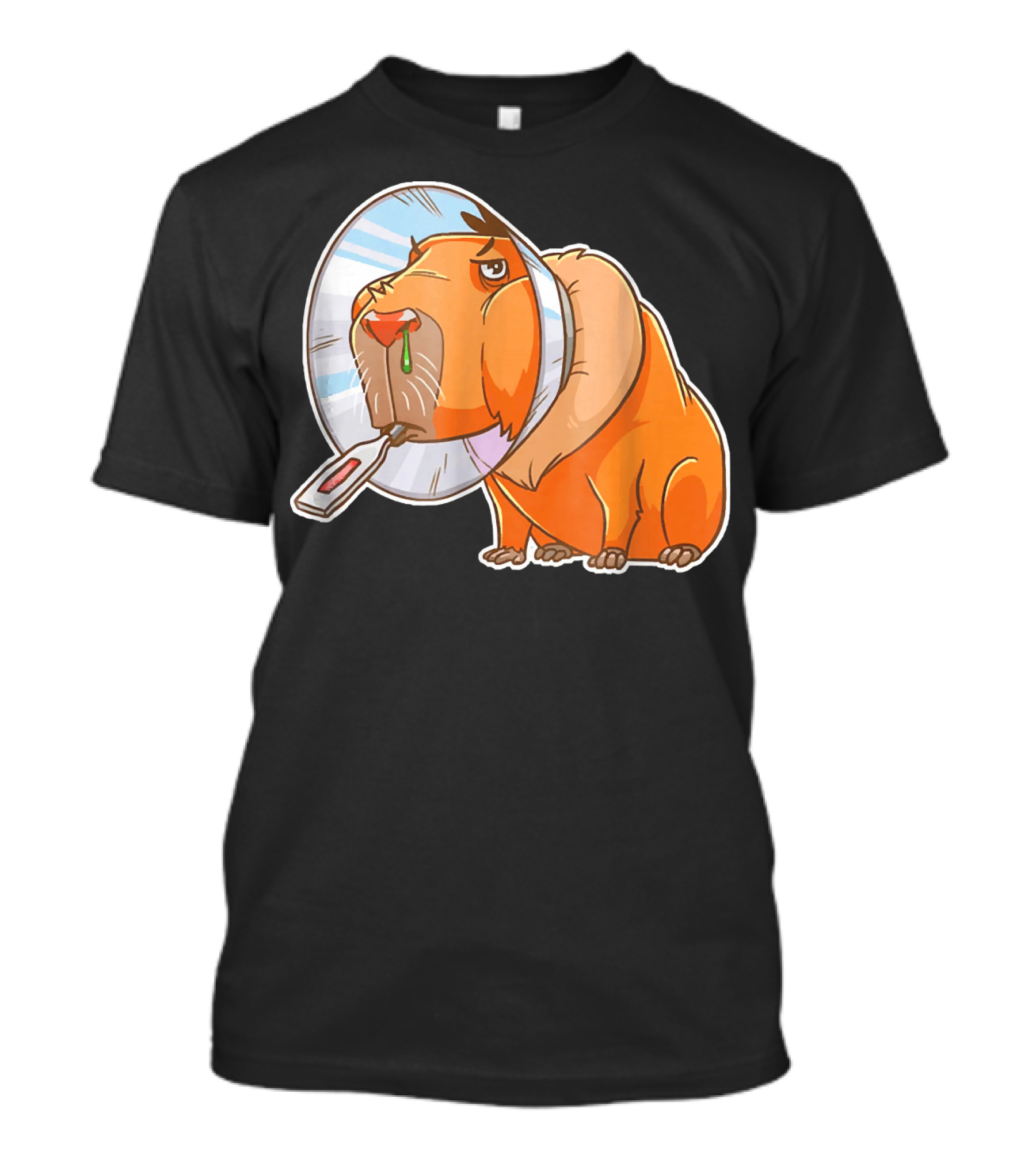 Sick Capybara With Cute Guinea Pig Appearance T-Shirt