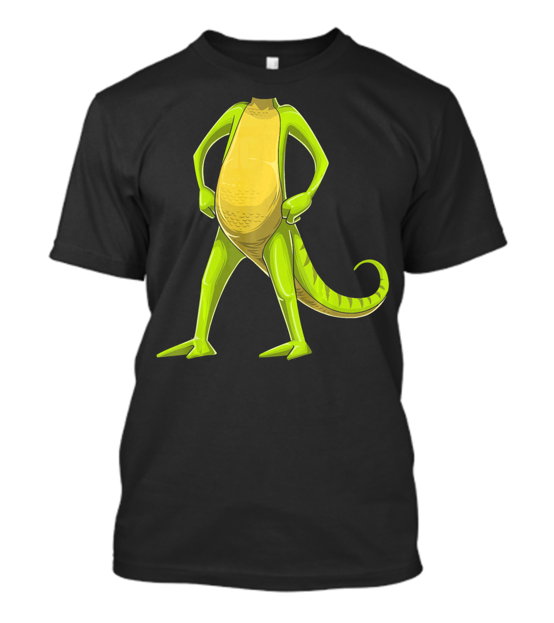Chameleon Costume Green Headless Body T-Shirt