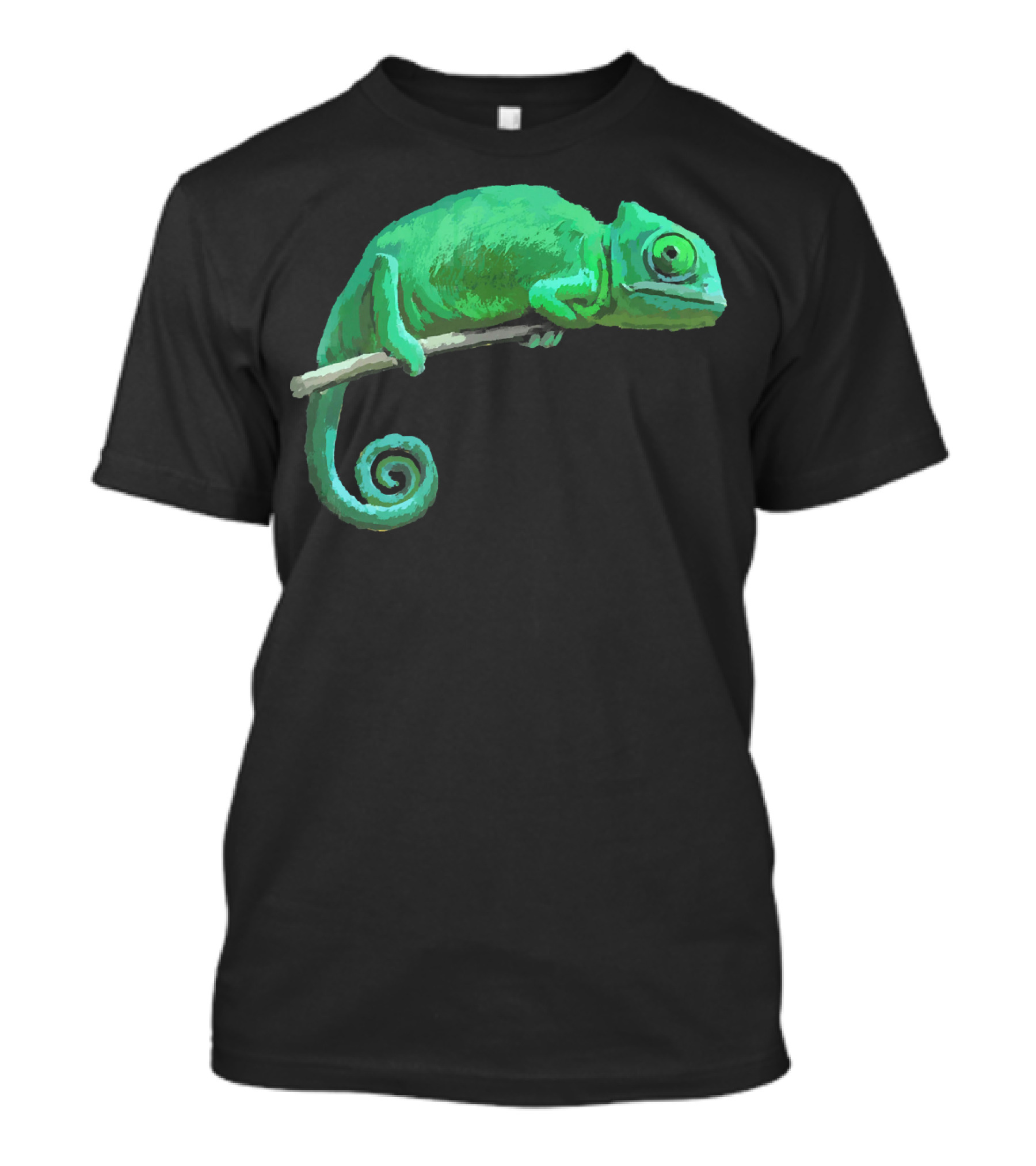 Chameleon Chamaeleon Lizard Green Reptile T-Shirt