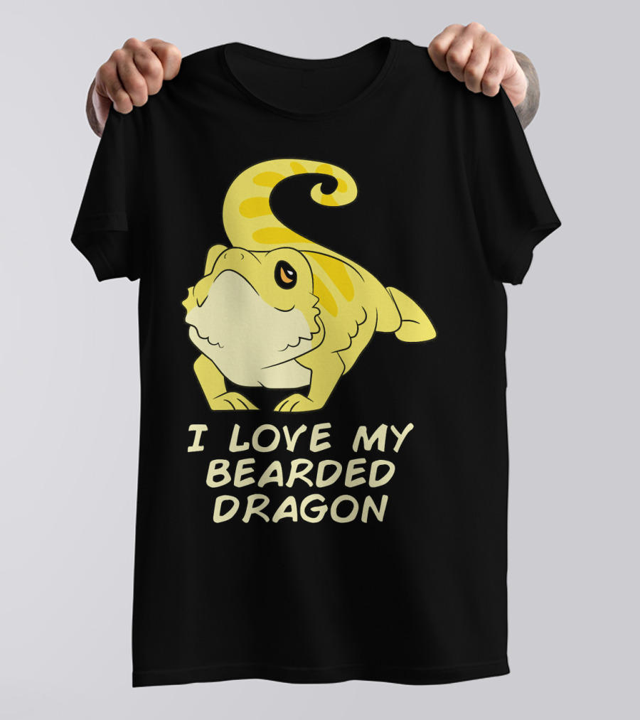 I Love My Bearded Dragon Beardy T-Shirt