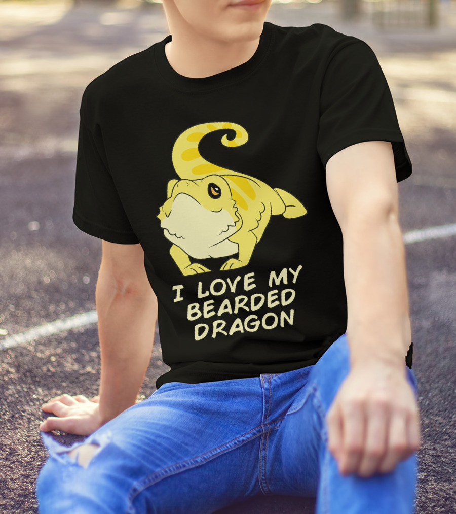 I Love My Bearded Dragon Beardy T-Shirt