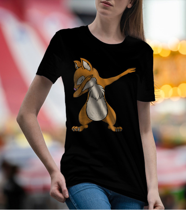 Funny Dabbing Squirrel Pose T-Shirt