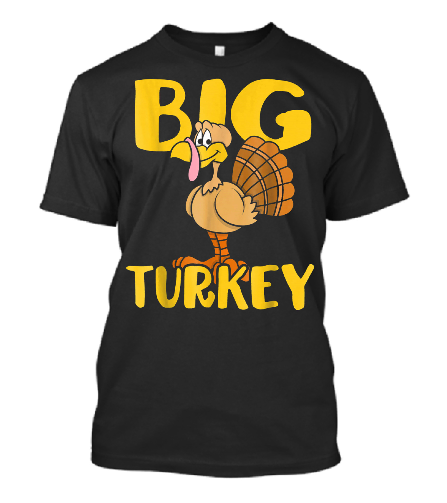 Big Turkey Cute Turkey Family T-Shirt