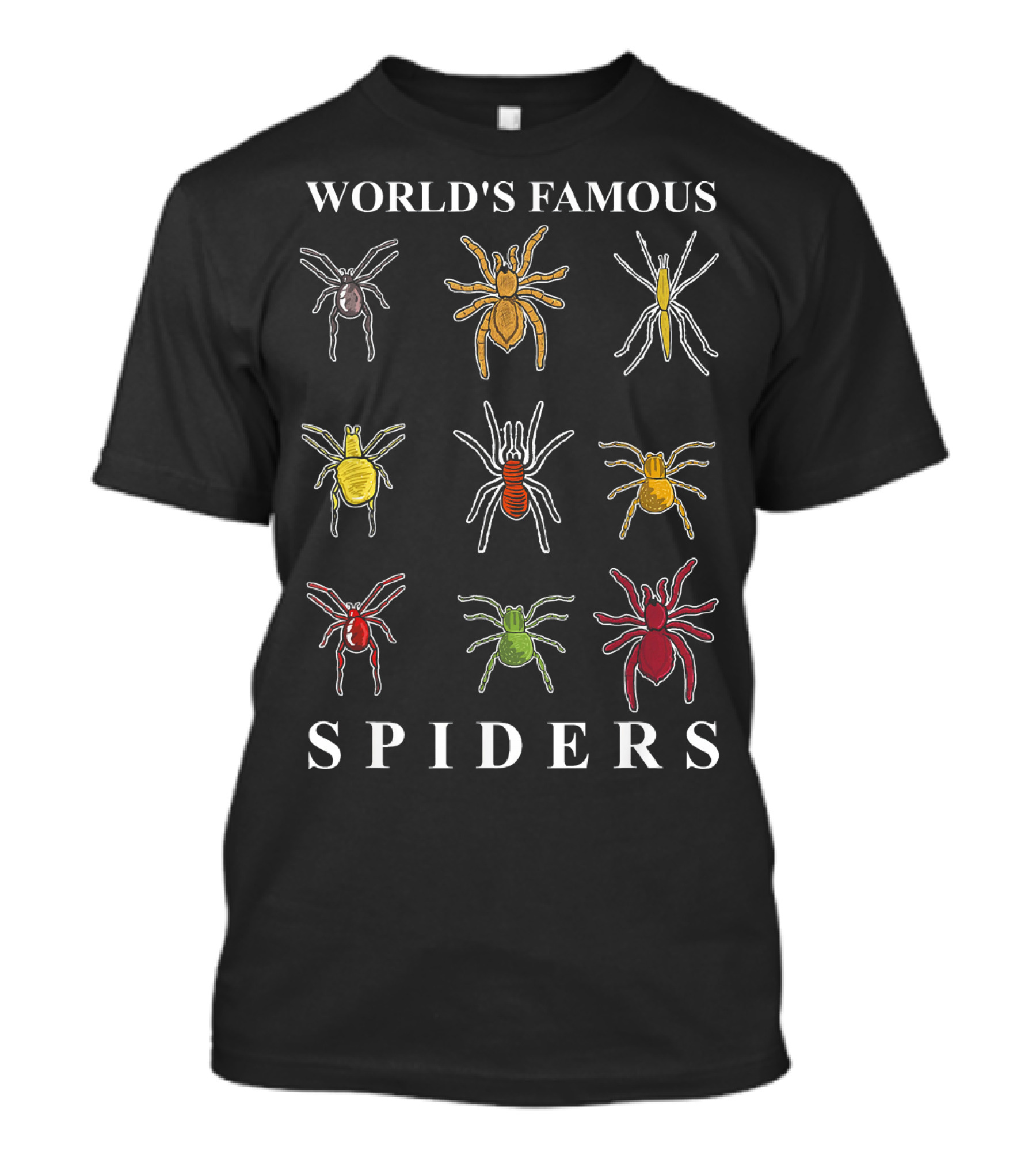 World's Famous Spiders Arachnid Spider Kids Tar T-Shirt