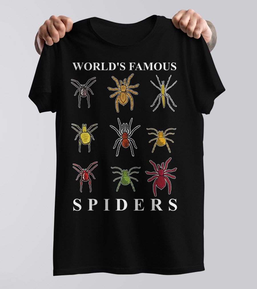 World's Famous Spiders Arachnid Spider Kids Tar T-Shirt