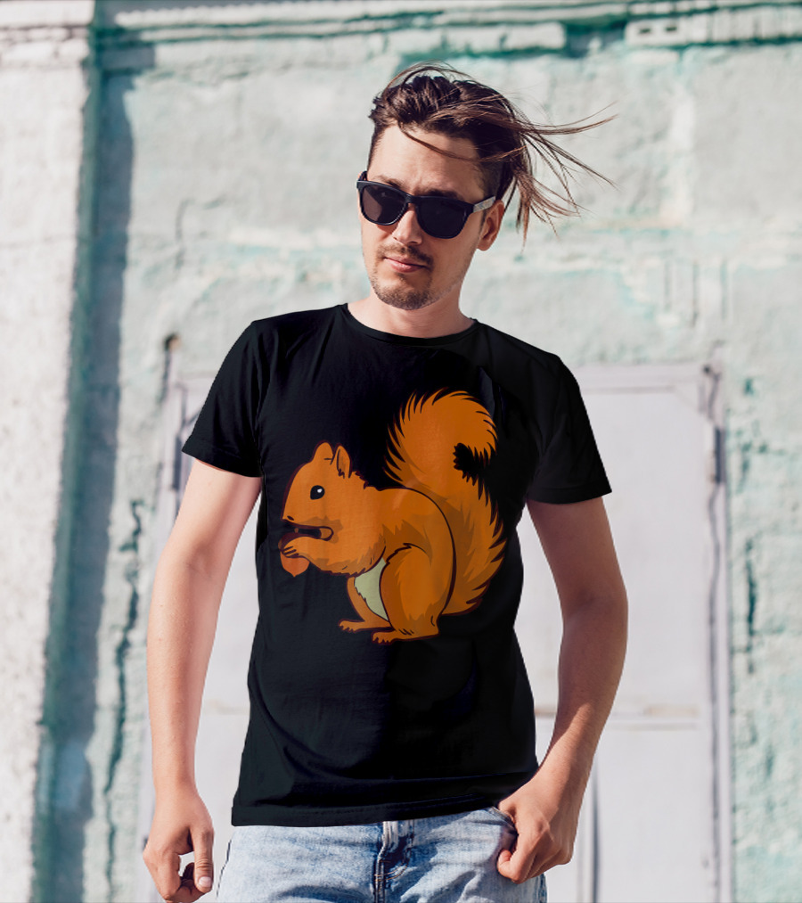 Brown Squirrel Nutty Acorn Rodent T-Shirt