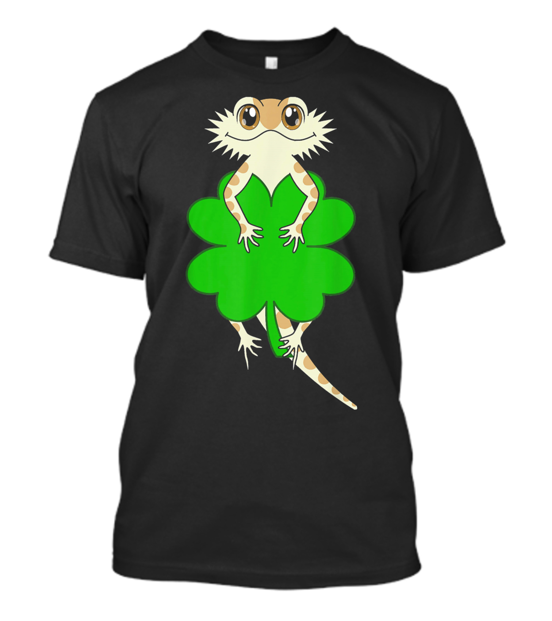 Bearded Dragon St Patricks Day Shamrock Luck T-Shirt