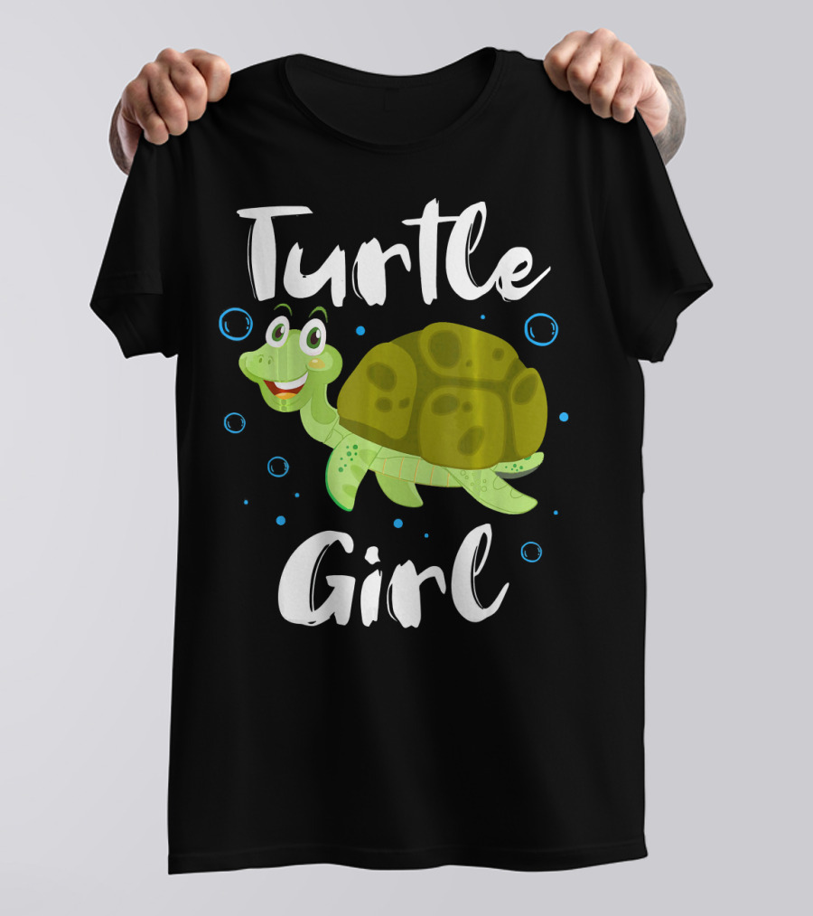 Turtle Girl Cute Tortoise Sea Turtles T-Shirt
