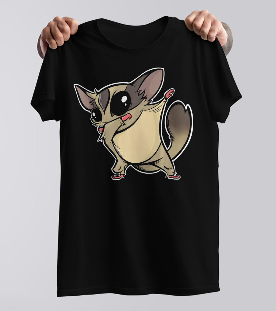 Dabbing Sugar Glider With Cute T-Shirt