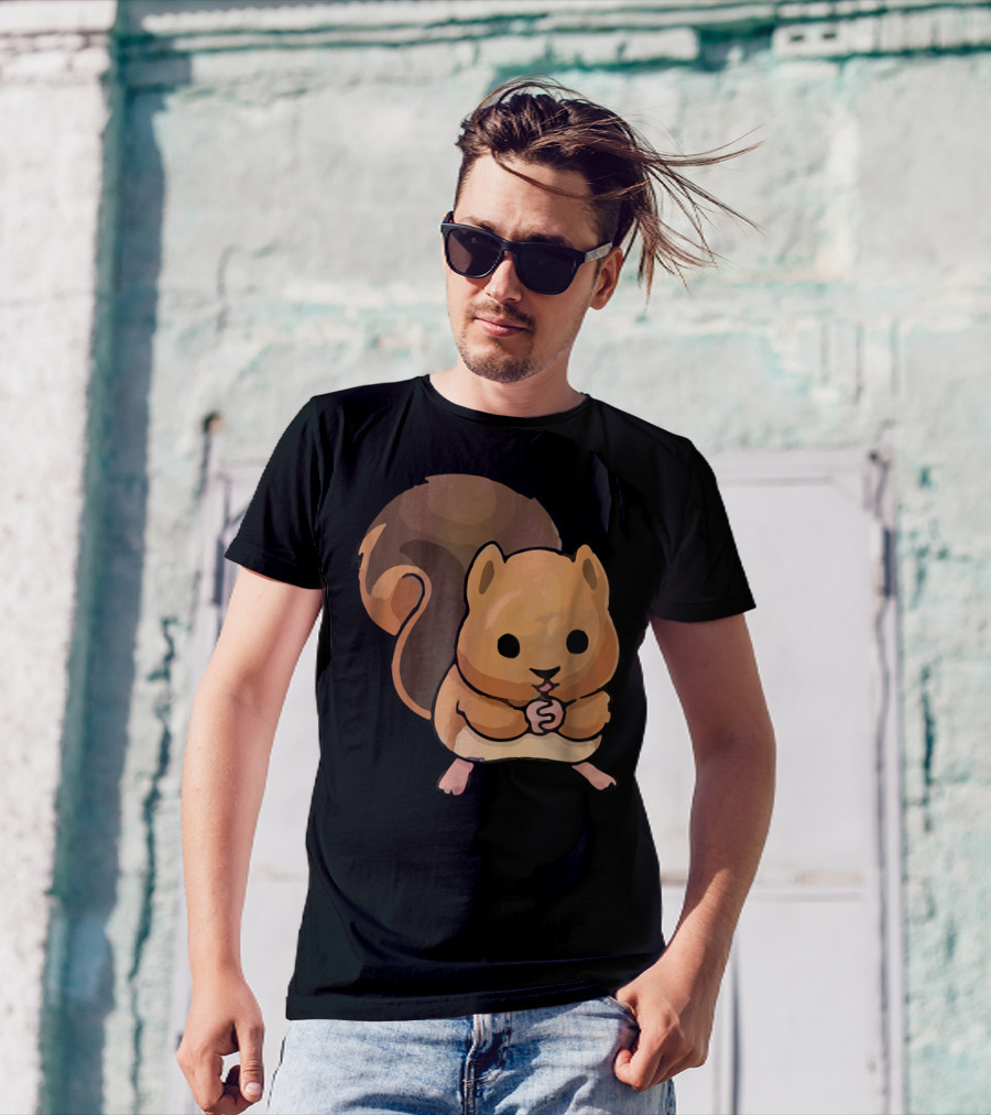 Cute Squirrel Adorable Cartoon T-Shirt