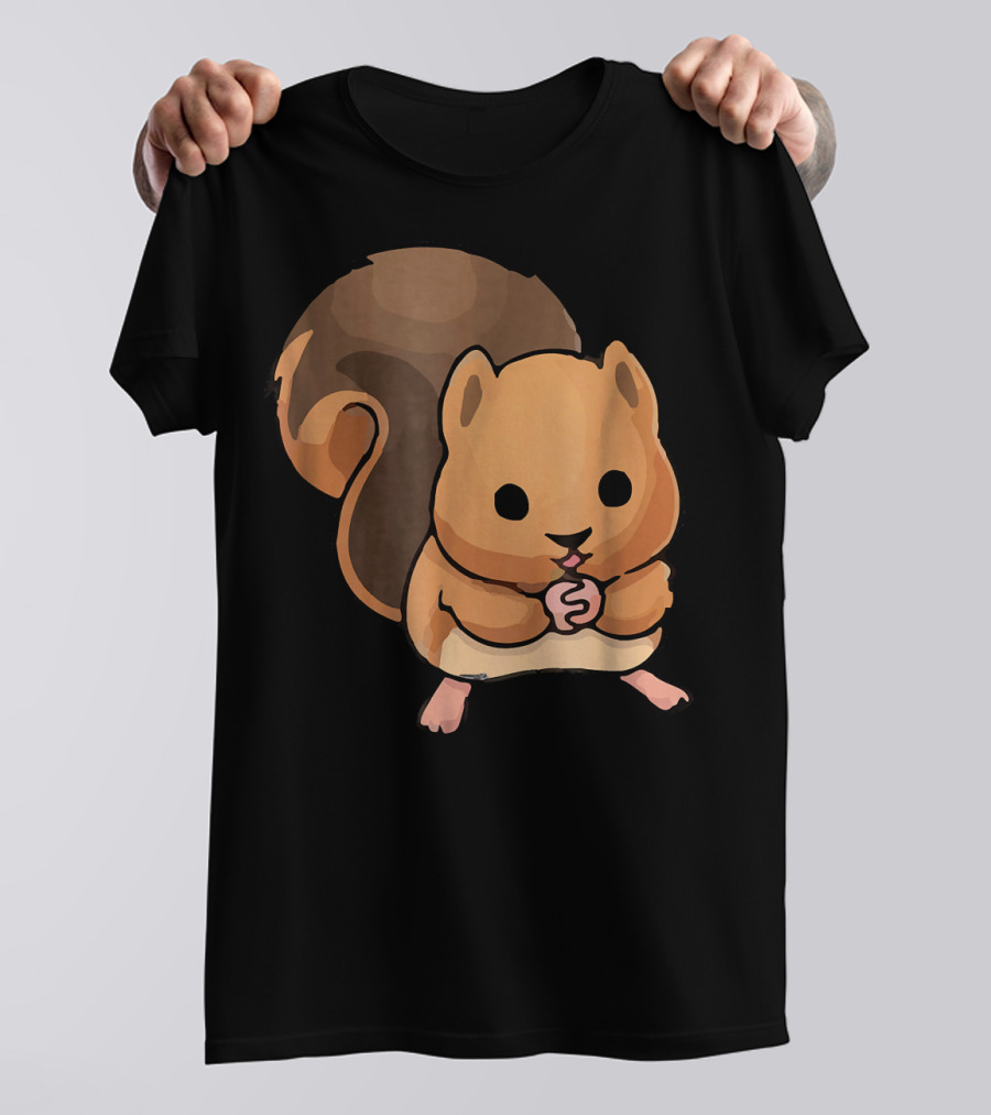 Cute Squirrel Adorable Cartoon T-Shirt