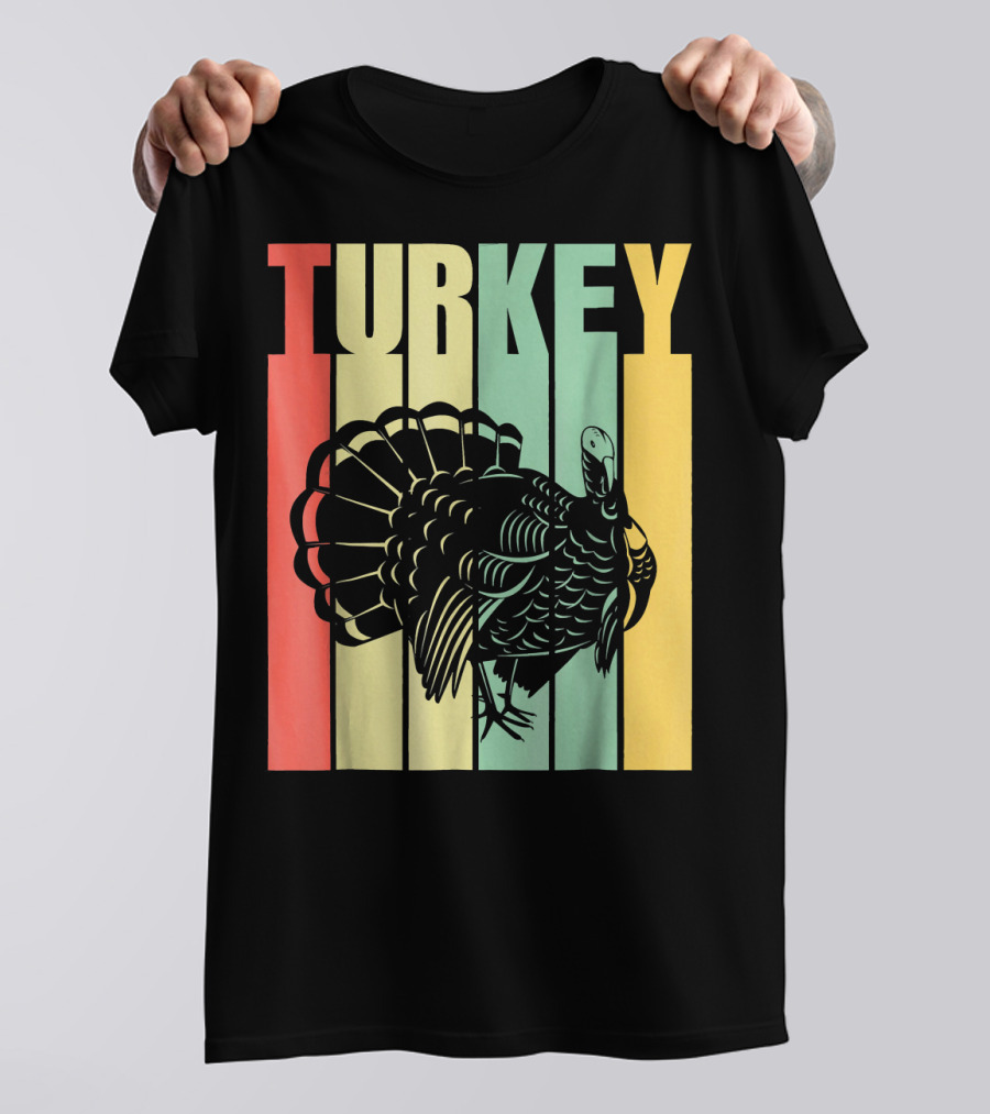 Classic Vintage Retro Turkey Stripes T-Shirt