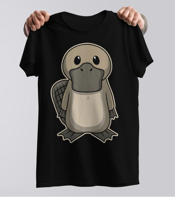 Baby Platypus Cute And Cuddly Aquatic Creature T-Shirt