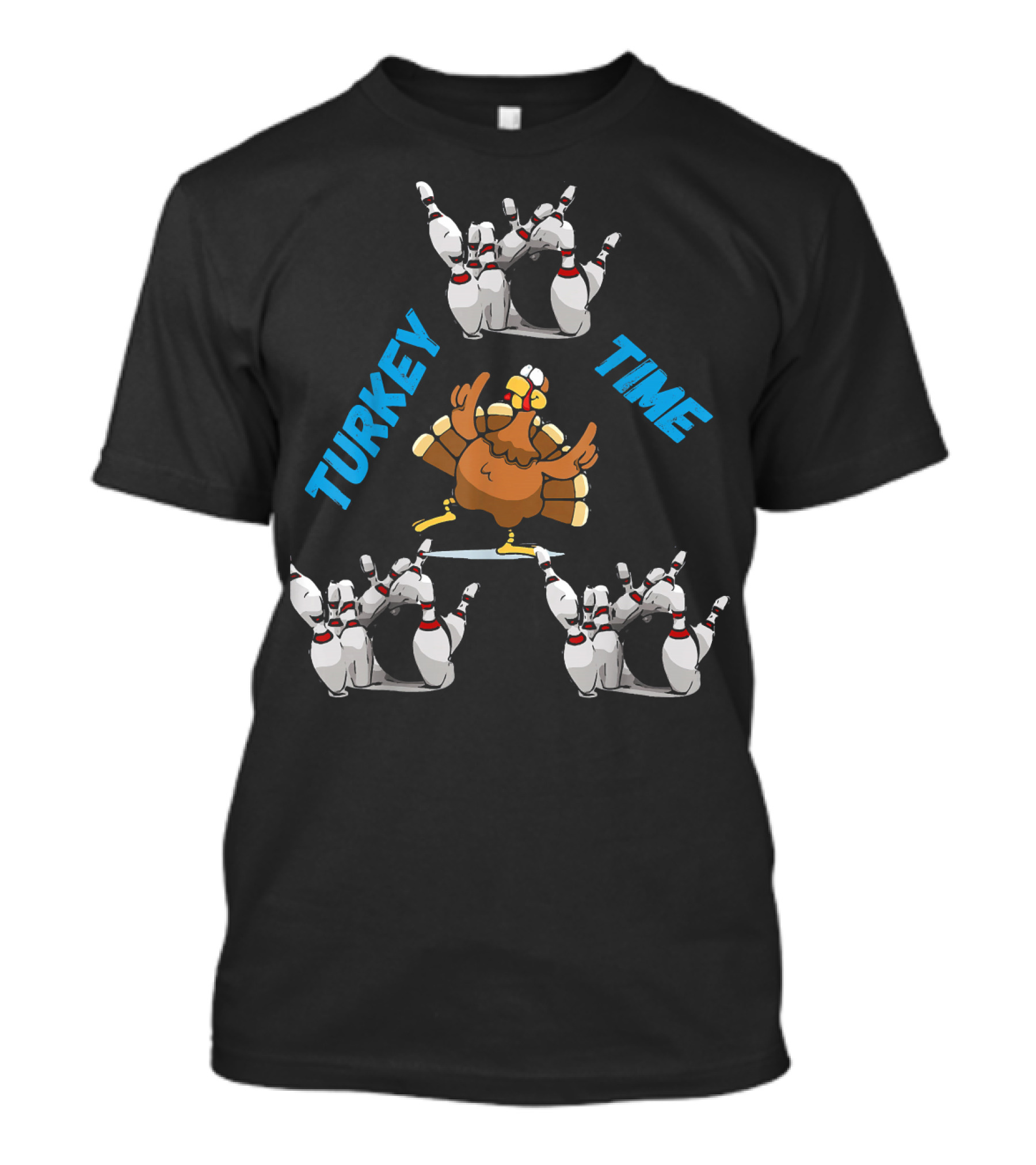 Turkey Time Bowling T-Shirt