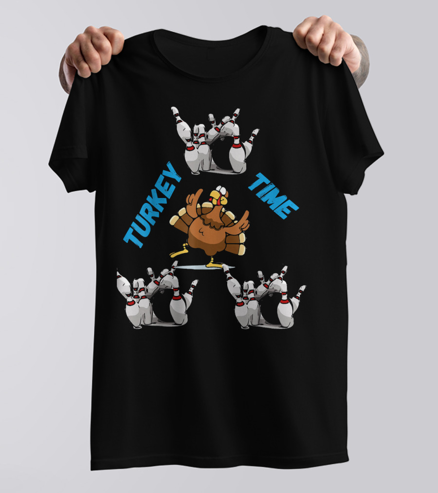 Turkey Time Bowling T-Shirt