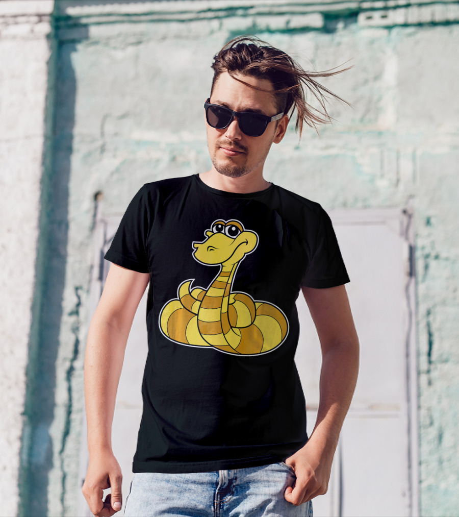 CUTE BALL PYTHON Pet Owners Snake Cartoon T-Shirt