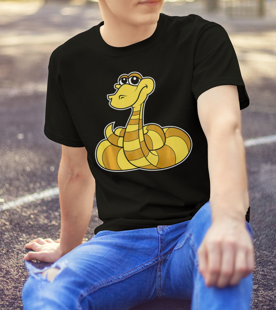 CUTE BALL PYTHON Pet Owners Snake Cartoon T-Shirt