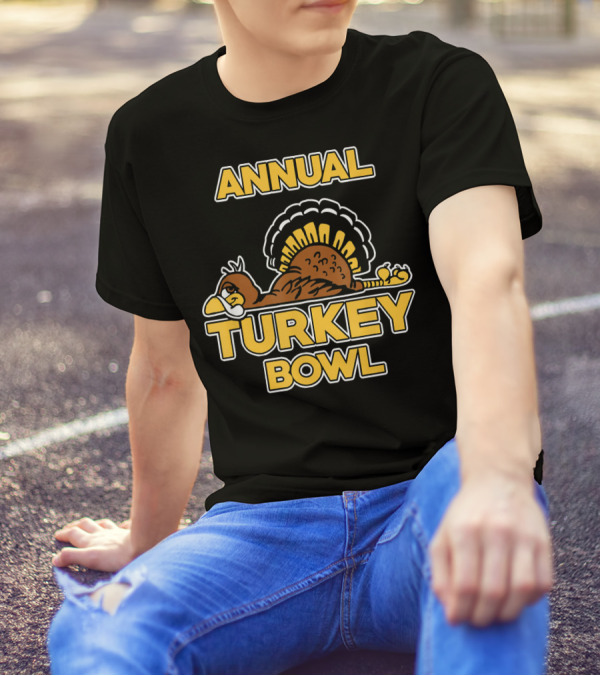 Annual Turkey Bowl Funny Turkey T-Shirt