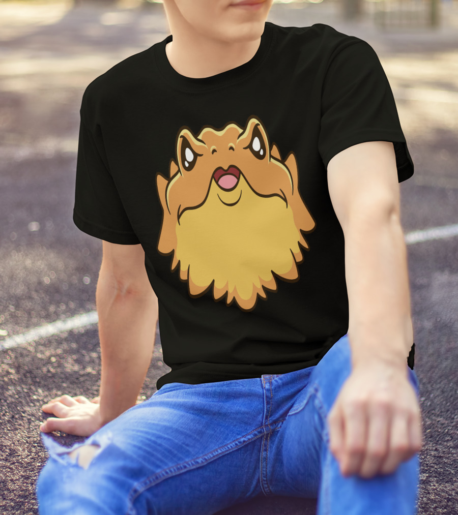 Cute Bearded Dragon Lizard Reptile Face T-Shirt