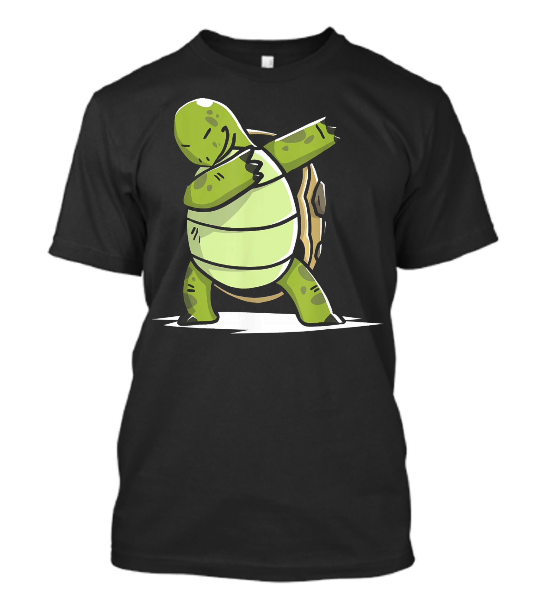 Dabbing Tortoise Cartoon Dab Dance Trend T-Shirt