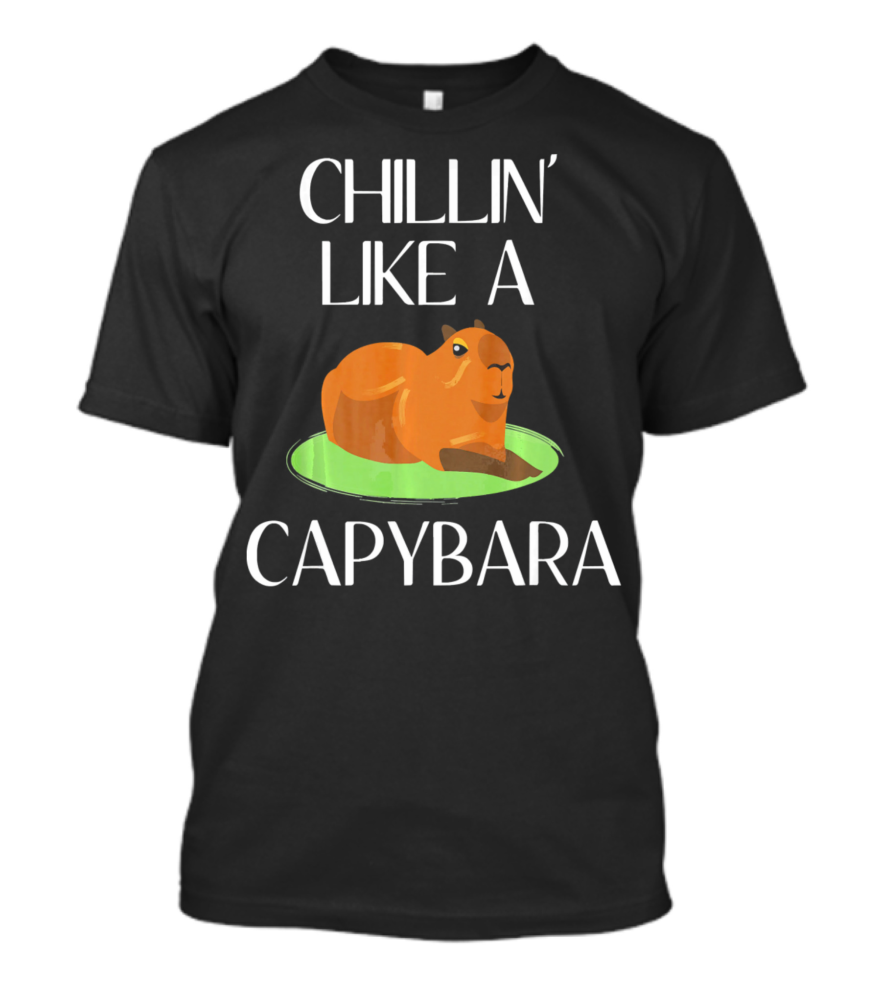 Chillin Like A Capybara Cute Capybara Love T-Shirt
