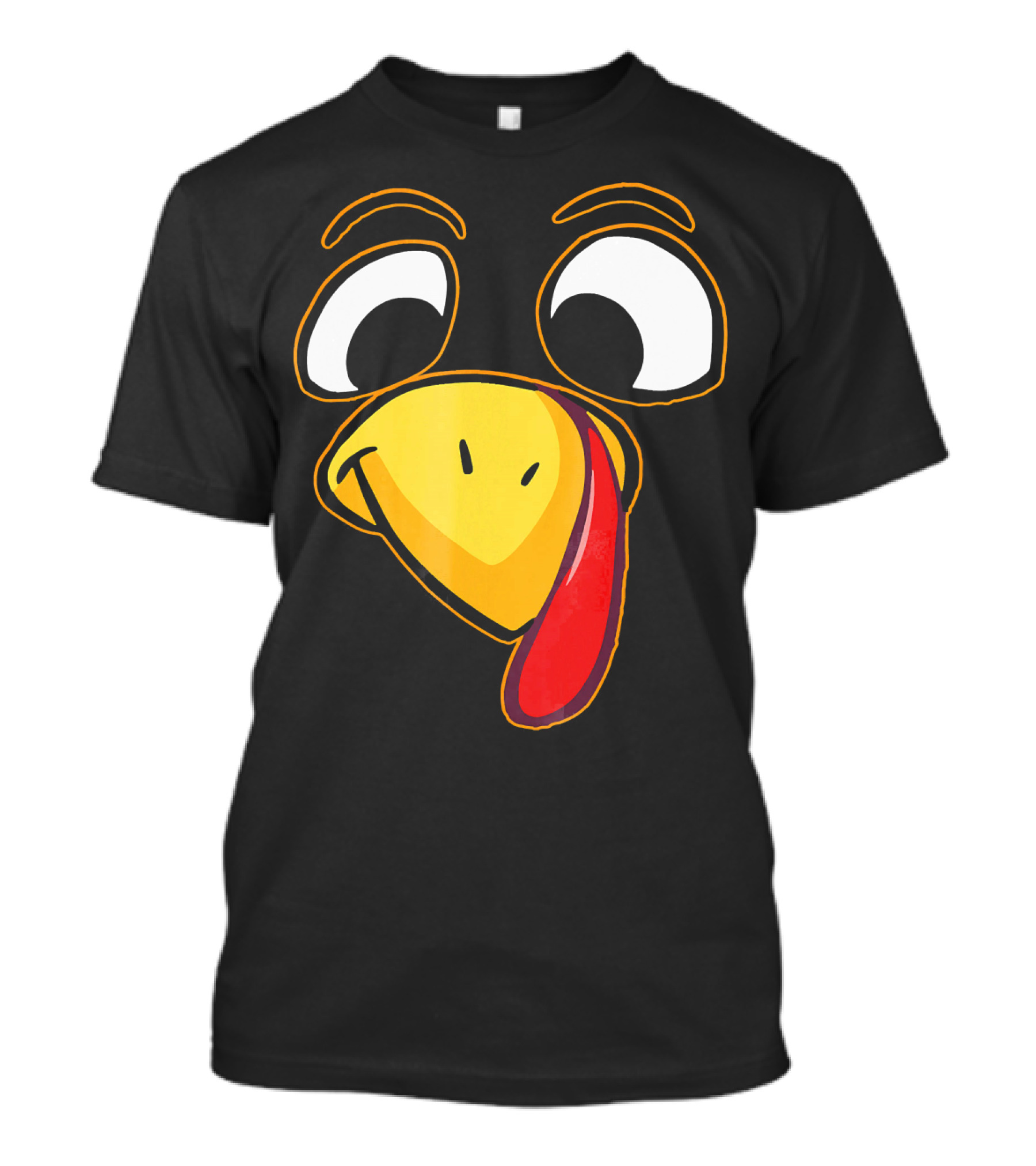 Big Turkey Face Funny Cartoon Expression T-Shirt