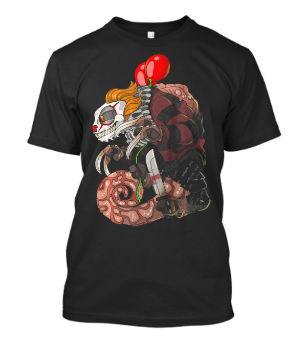 Halloween Chameleon Pennywise Killer Horror T-Shirt