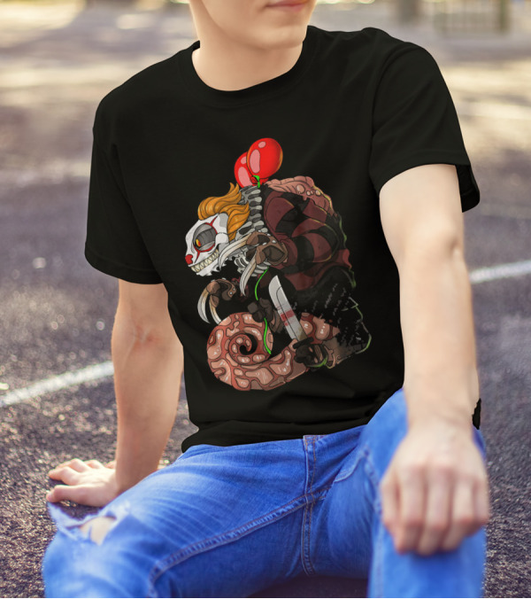 Halloween Chameleon Pennywise Killer Horror T-Shirt