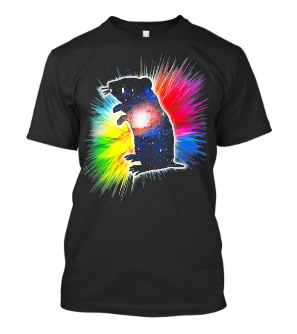 Gerbil Galaxy Cosmic Spectrum Burst T-Shirt