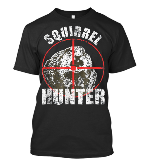 Squirrel Hunter Target Focused Animal Pet T-Shirt