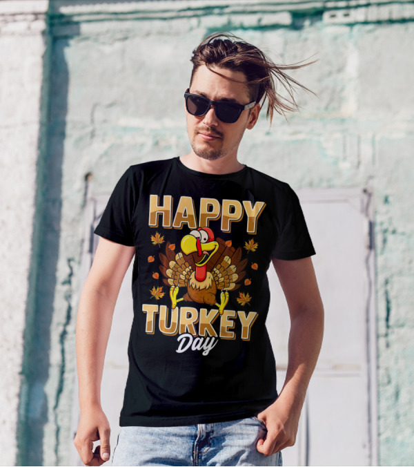Happy Turkey Day Thanksgiving Day T-Shirt