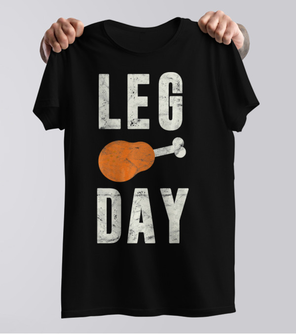 Thanksgiving Fun Turkey Leg Day Pilgrim T-Shirt