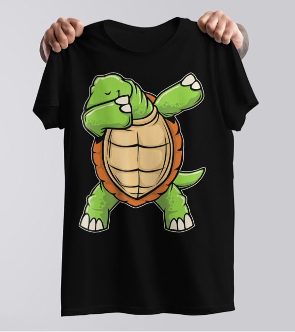 Funny Tortoise Dab Dabbing Torto T-Shirt
