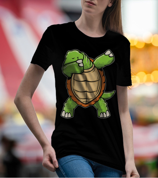 Funny Tortoise Dab Dabbing Torto T-Shirt