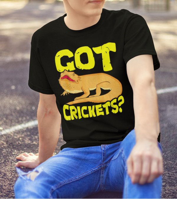 Got Crickets Herpetology Herpetologist Lizard Enthusiast T-Shirt
