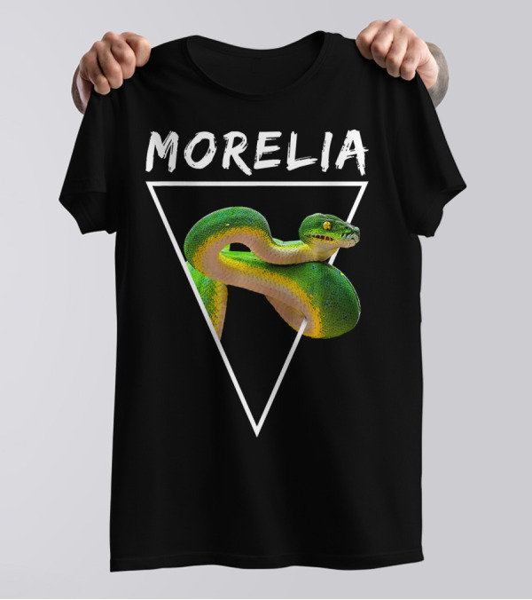 Morelia Green Tree Python Morelia Viridis Triangle T-Shirt